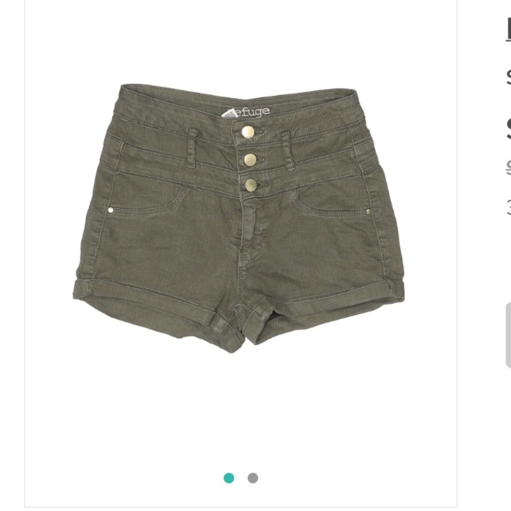 Refuge Denim High-Wasted Shorts
